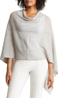 Portolano Cashmere Bow Poncho