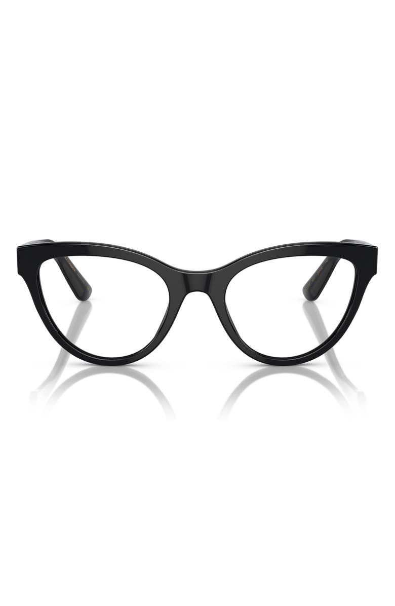 Dolce&Gabbana 52mm Butterfly Optical Glasses, Main, color, 