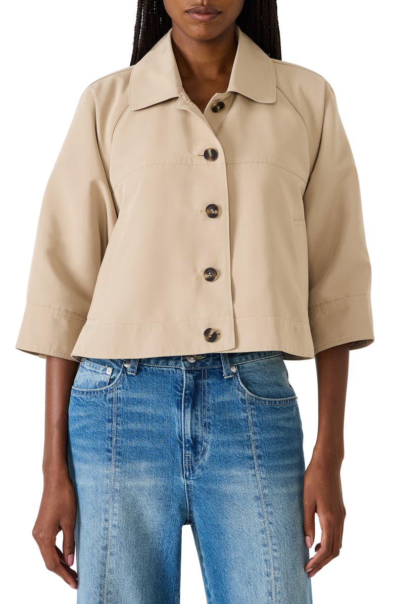 Steve Madden Rhode Crop Jacket, Main, color, Tan