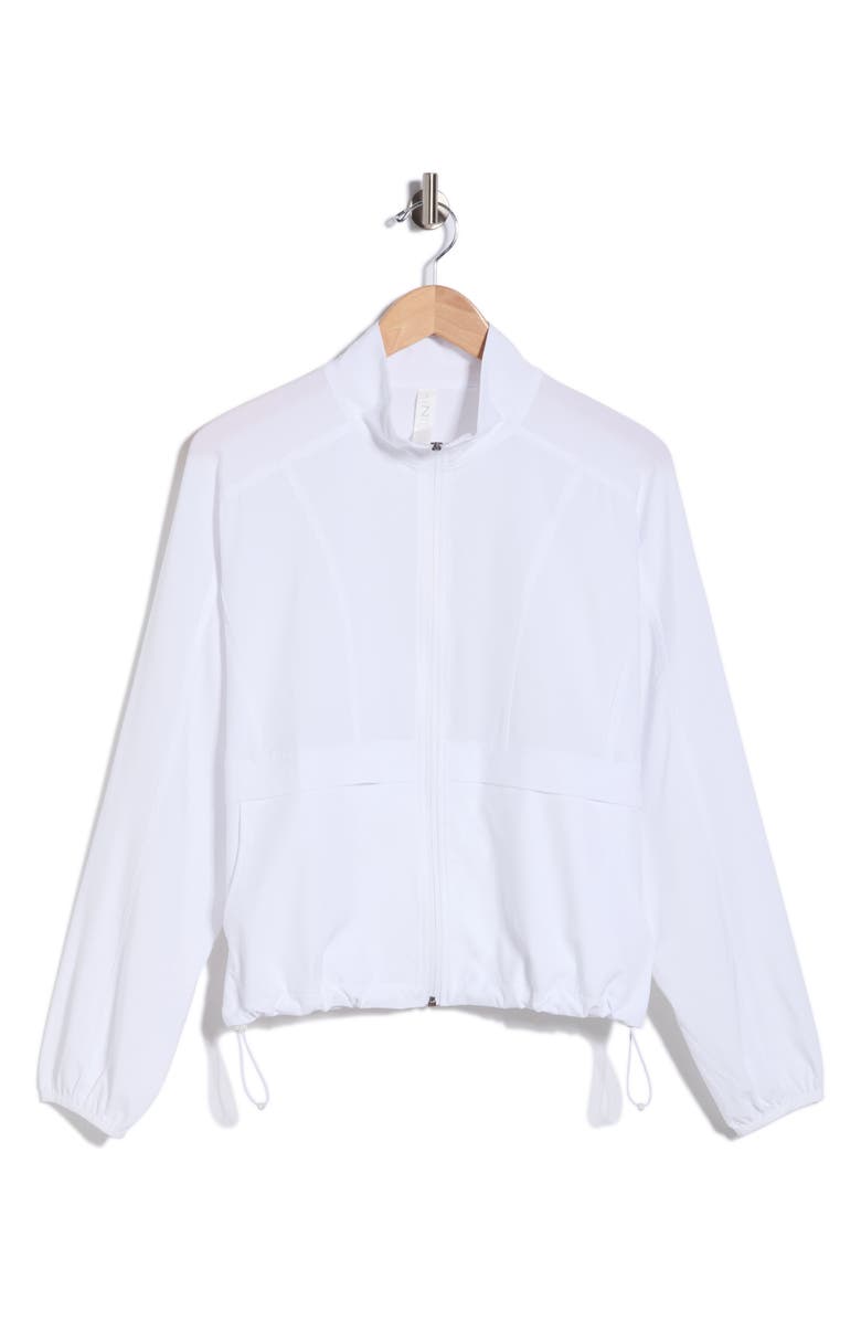 Z by Zella Interval Zip Up Jacket, Main, color, White