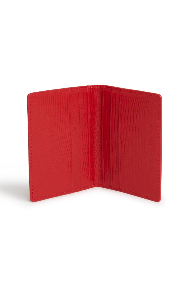 Nutcombe Passport Holder & Credit Card Holder Gift Box, Alternate, color, Red