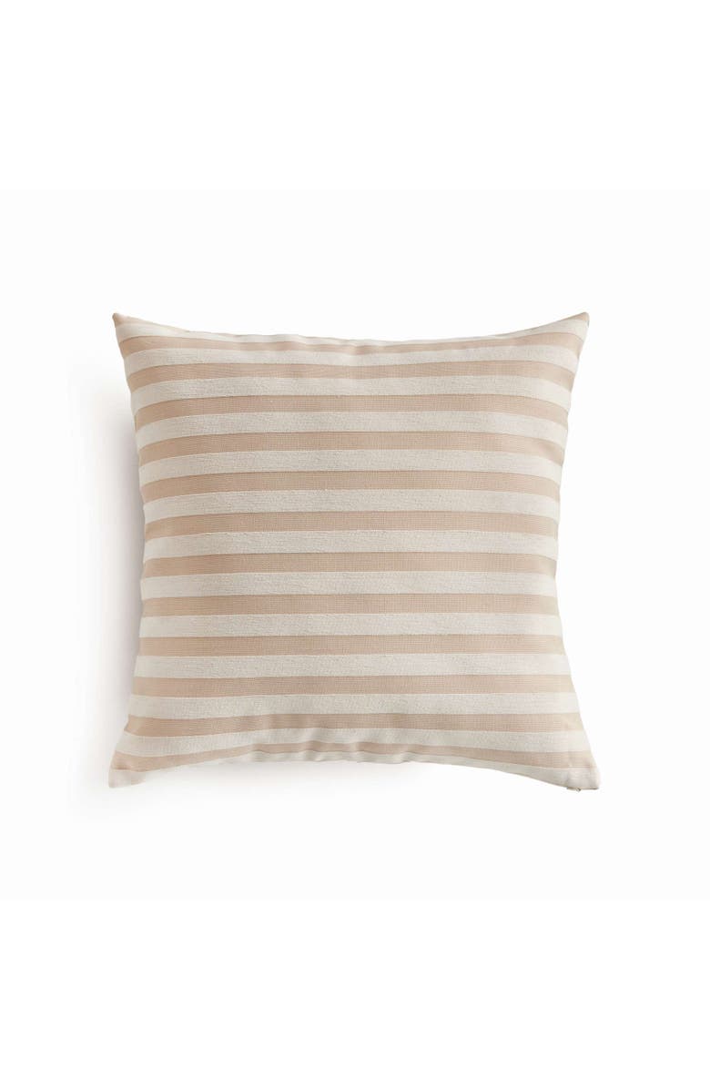 Napa Home & Garden Grant Square Indoor-Outdoor Pillow 20", Main, color, Beige