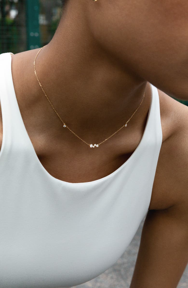 Kimai Luna Lab Created Diamond Necklace, Alternate, color,