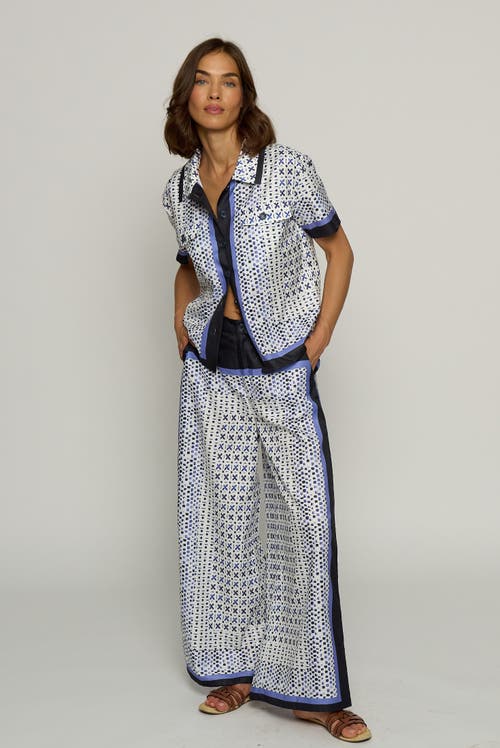 Central Park West Foulard Print Shirt