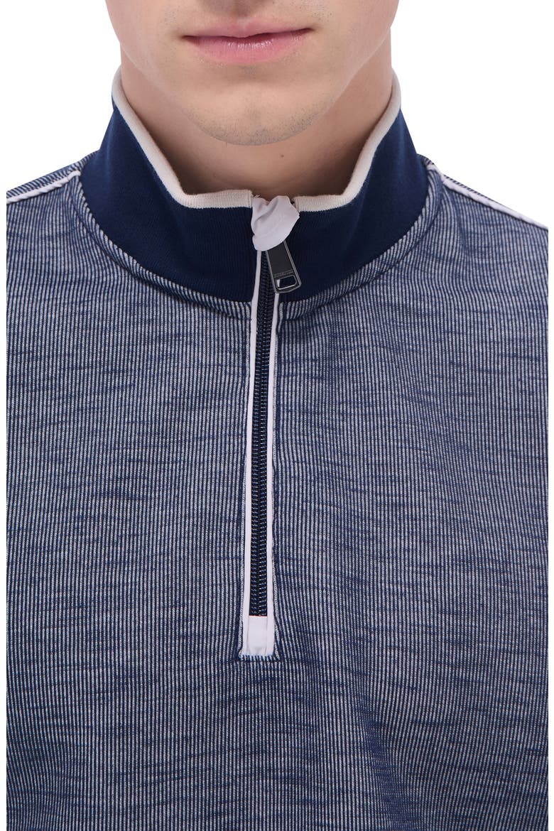 Quarter Zip Performance Pullover, Alternate, color, NAVY