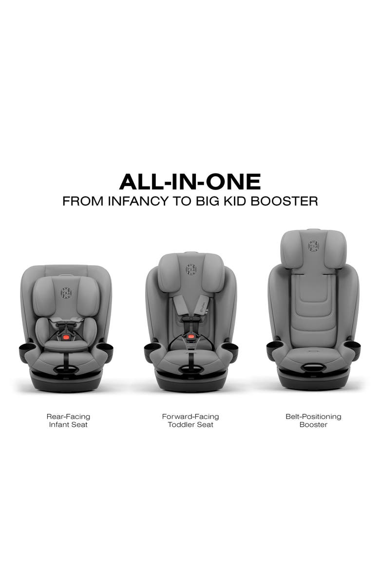 Callisto G 360 Select All-in-One Car Seat, Alternate, color, GREY