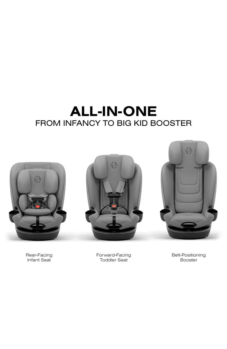 CYBEX Callisto G 360 Select All-in-One Car Seat, Alternate, color, Grey