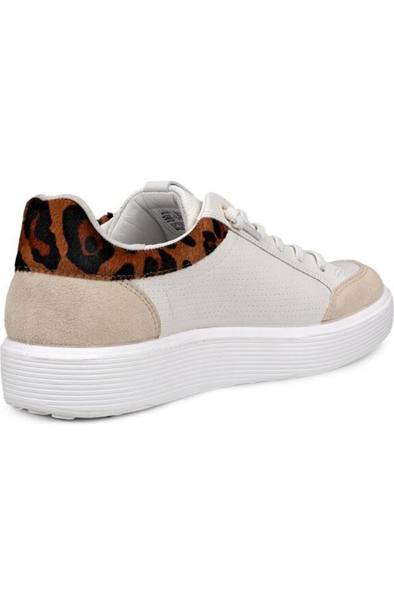 ECCO Soft 60 Sneaker, Alternate, color, Limestone/ White/ Leopard Hair