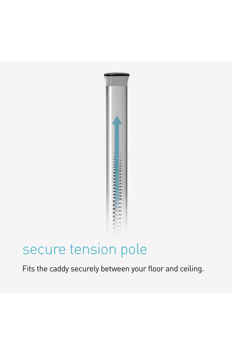 simplehuman Tension Shower Caddy, Alternate, color, 