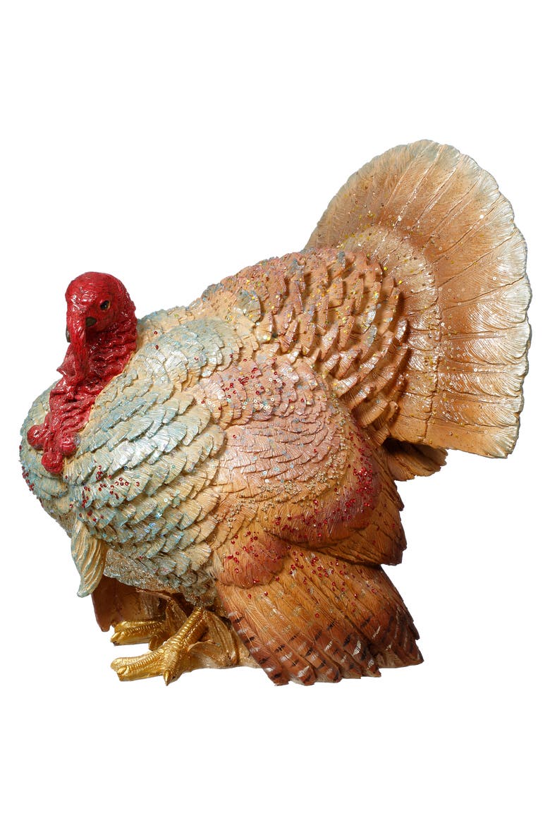 Harvest Turkey Decor, Main, color, Tan