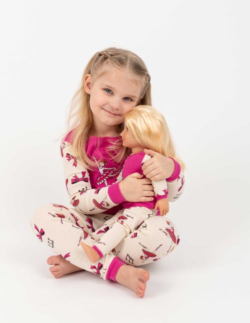 Leveret Girls Matching Doll Printed Cotton Pajamas, Fantasy & Character Prints In Multi
