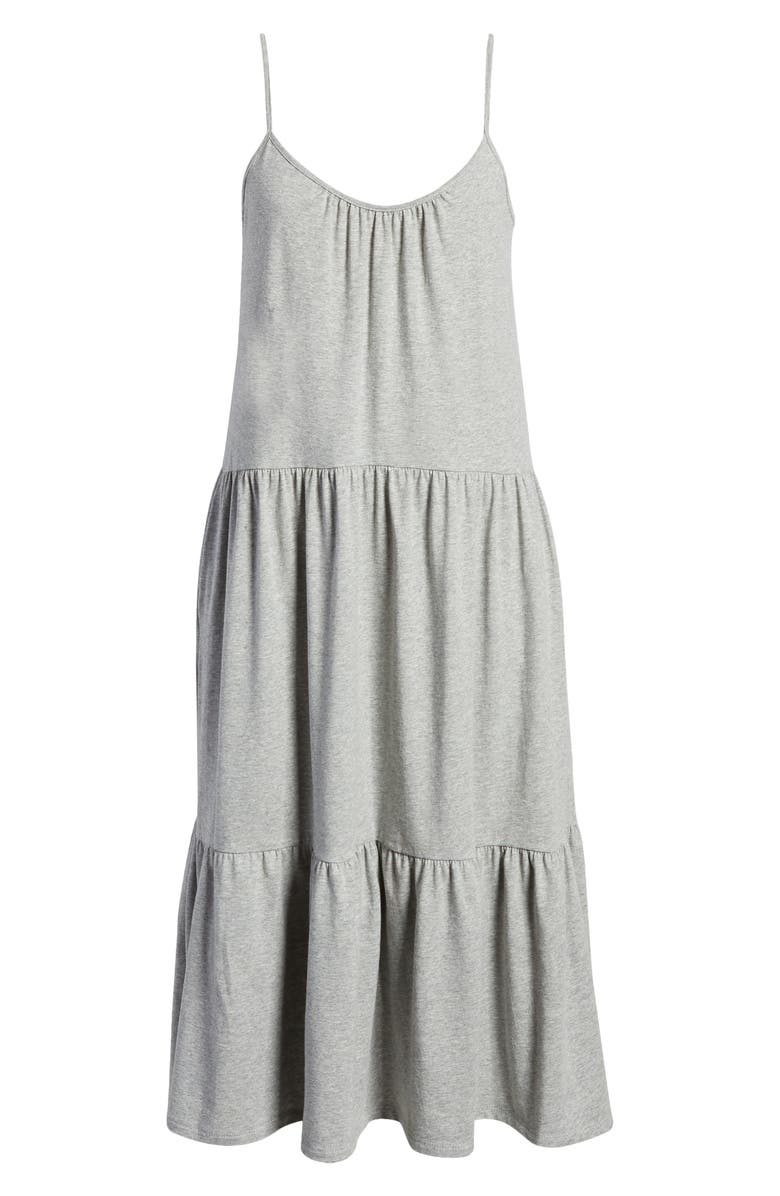 All in Favor Tiered Jersey Dress, Alternate, color,