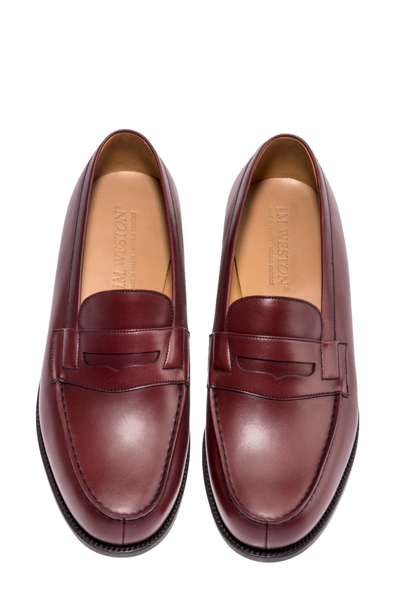 JM WESTON 180 Penny Loafer, Alternate, color, 