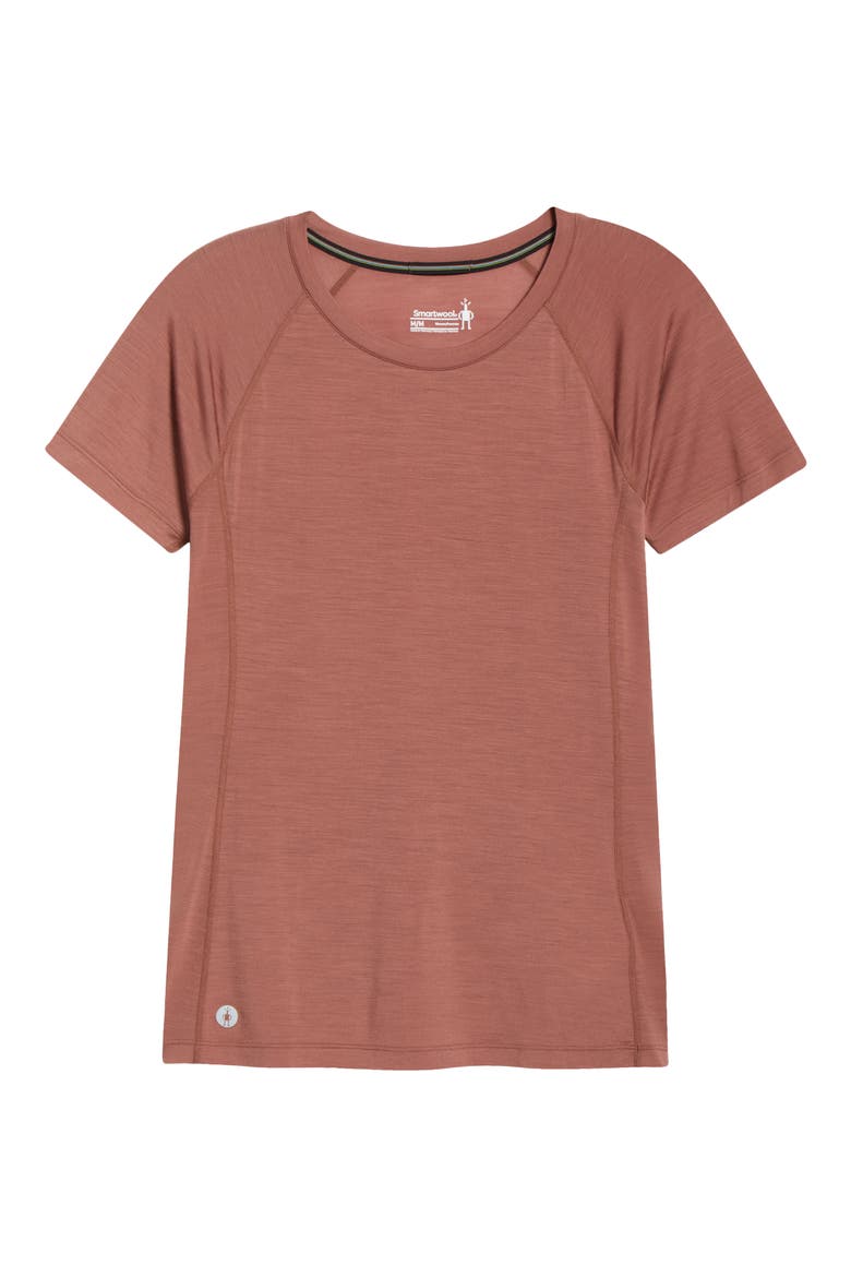 Active Ultralite Crewneck T-Shirt, Alternate, color, MOCHA