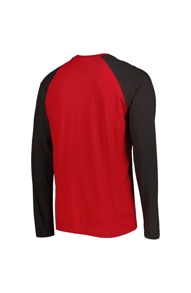New Era Men's New Era Red Tampa Bay Buccaneers Current Raglan Long Sleeve T-Shirt, Alternate, color, Red