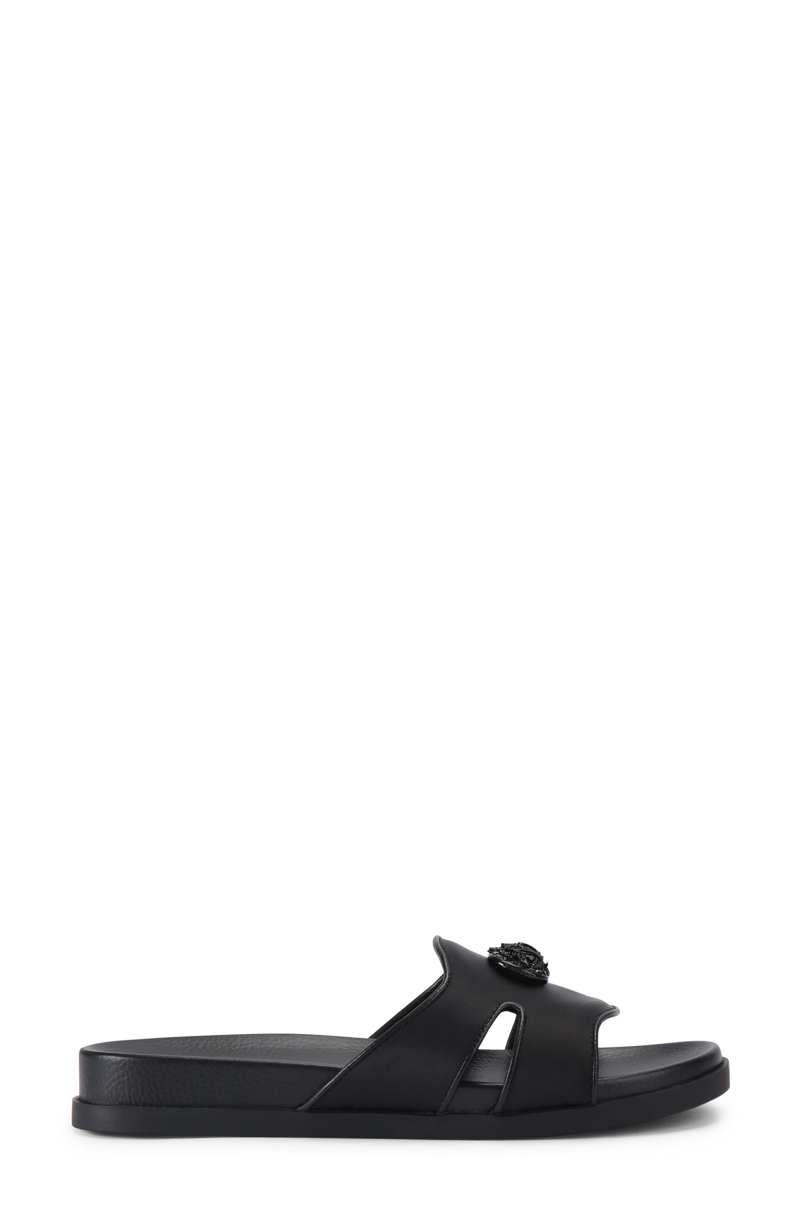 Chelsea Cutout Slide Sandal, Main, color, BLACK