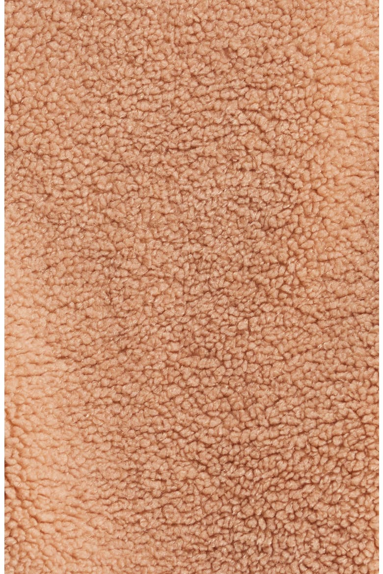 Faux Fur Zip Jacket, Alternate, color, CAMEL