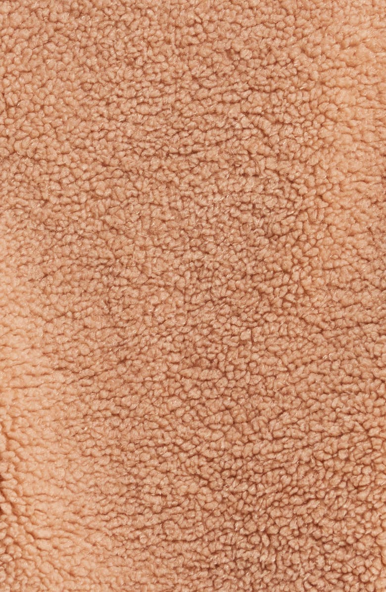 Beyond Yoga Faux Fur Zip Jacket, Alternate, color, Camel