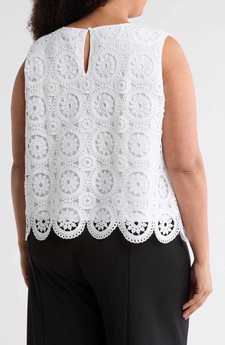 BY DESIGN Miranda Sleeveless Lace Top, Alternate, color,