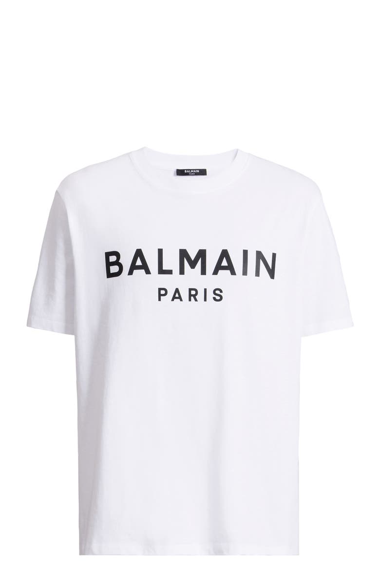 Printed cotton T-shirt, Alternate, color, white