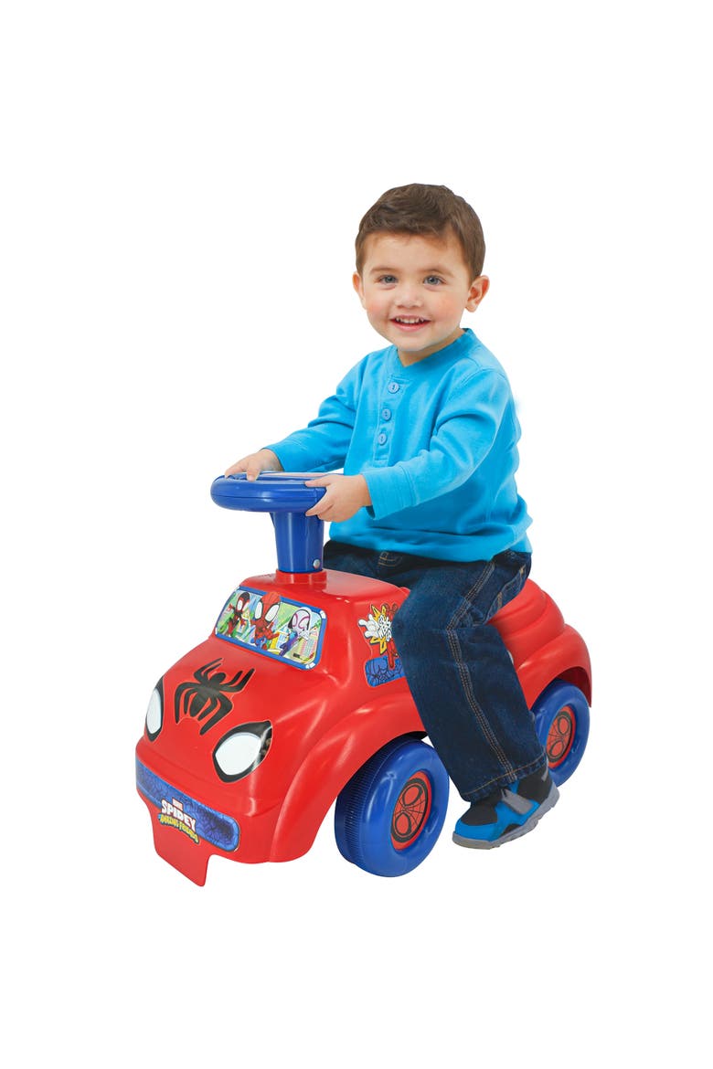 My First Ride-On Spidey Marvel Vehicle, Alternate, color, Multicolored