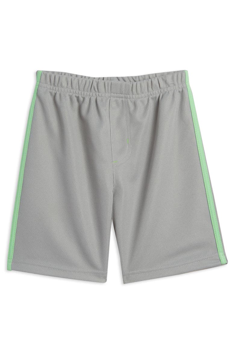 Baby Yoda The Mandalorian T-Shirt & Mesh Shorts Set, Alternate, color, Charcoal