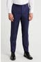 Flat Front Bird's Eye Virgin Wool Dress Pants