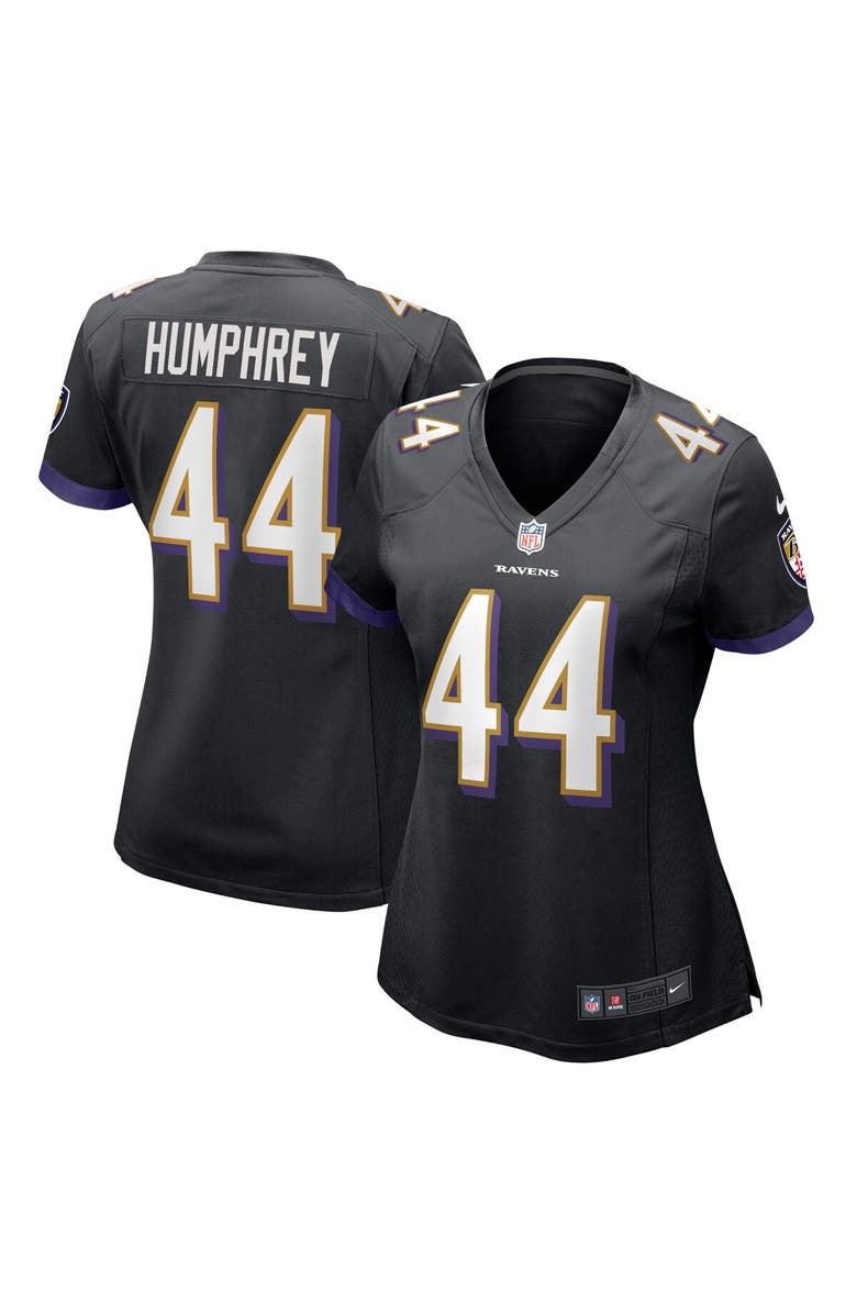 Nike Women's Nike Marlon Humphrey Black Baltimore Ravens Game Jersey, Alternate, color, Black