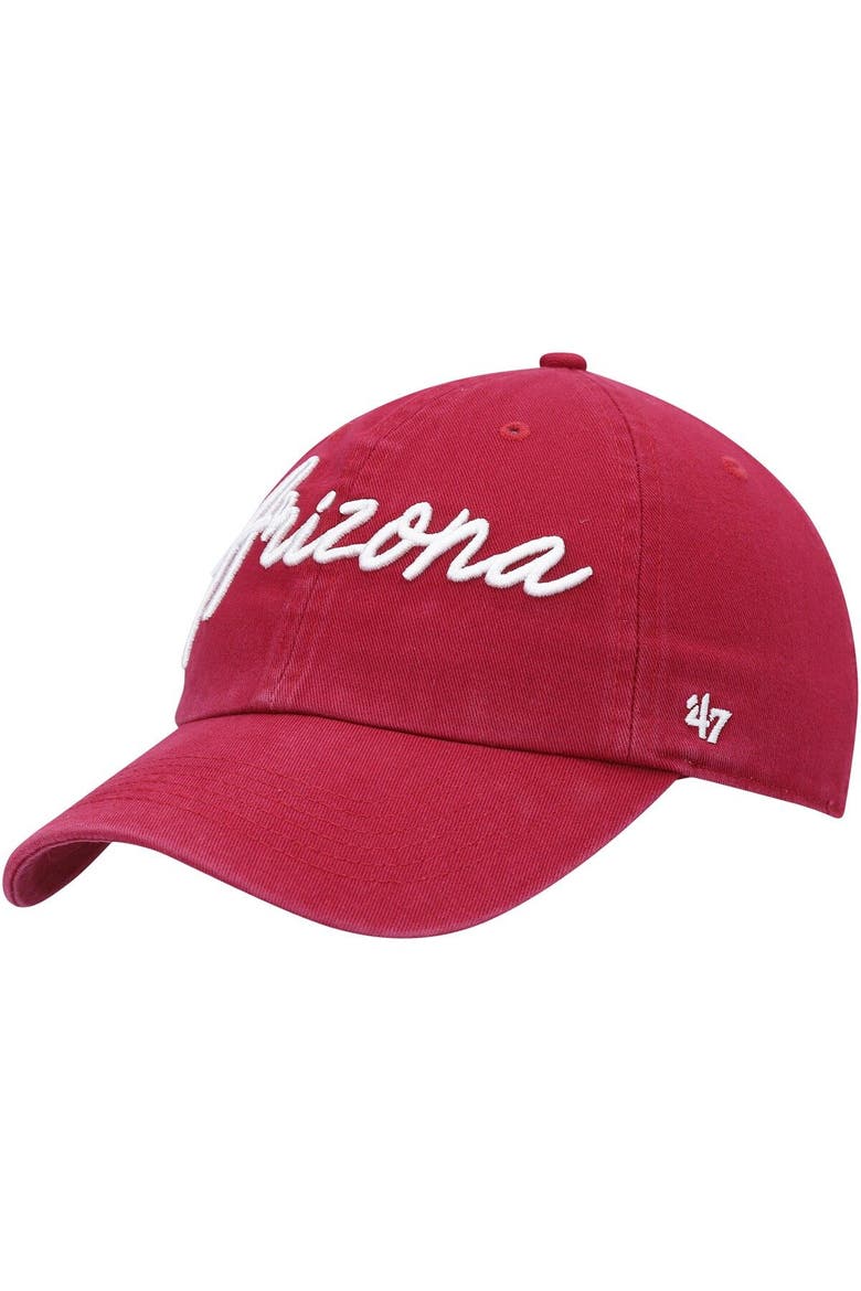 Women's '47 Cardinal Arizona Cardinals Vocal Clean Up Adjustable Hat, Main, color, Cardinal