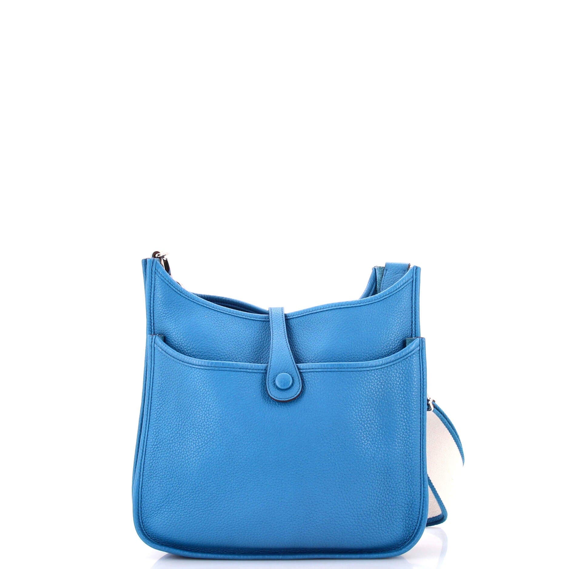 Pre-Owned Hermes Evelyne Bag Gen III Clemence PM, Alternate, color, Mykonos