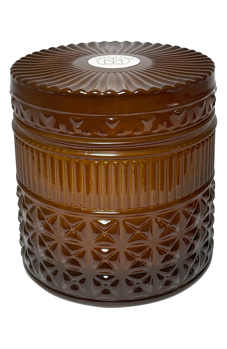 SAND AND FOG Falling Leaves Glass Candle, Alternate, color, Falling Leaves