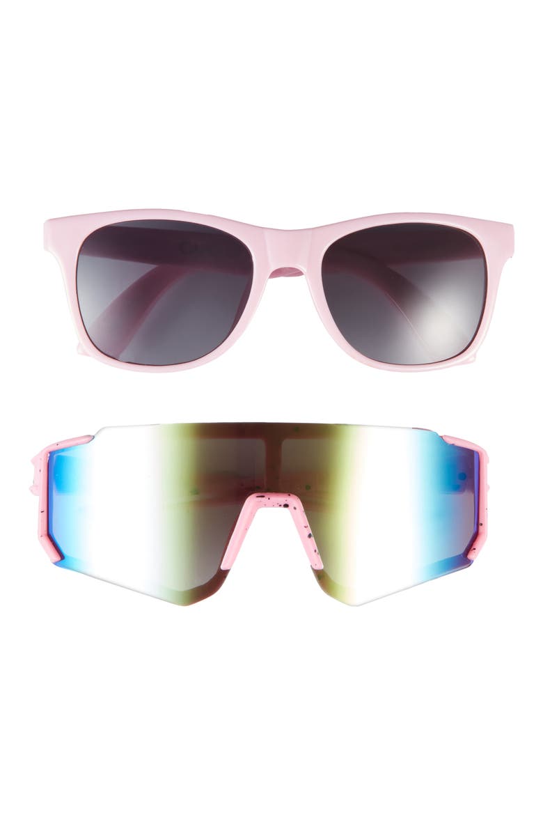 Kids' 2-Pack Assorted Sunglasses, Main, color, PINK COMBO