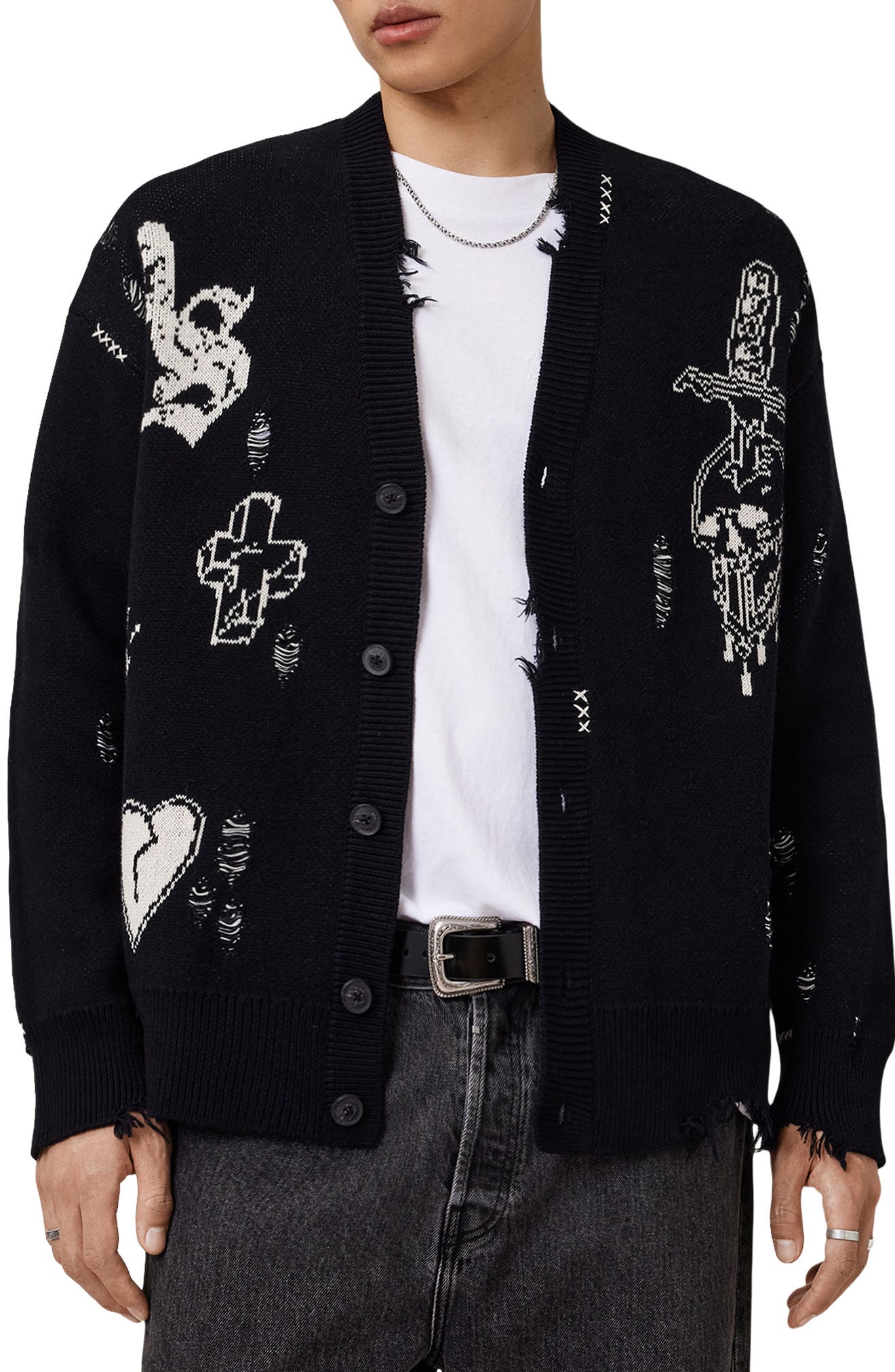 selected BLACK/ CHALK WHITE