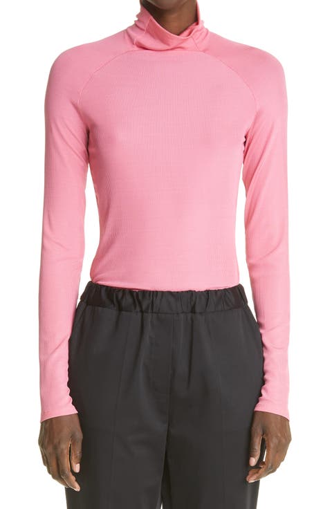 Long Sleeve Rib Turtleneck