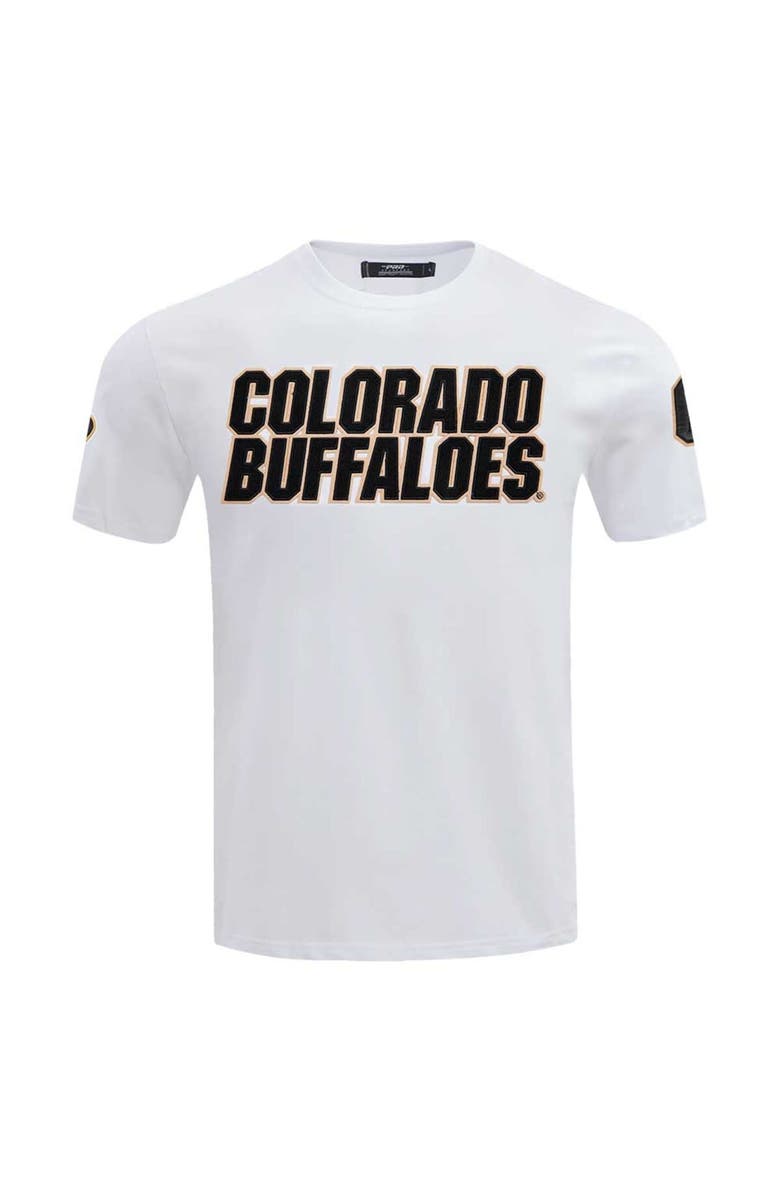 PRO STANDARD Men's Pro Standard White Colorado Buffaloes Classic Wordmark T-Shirt, Alternate, color, 