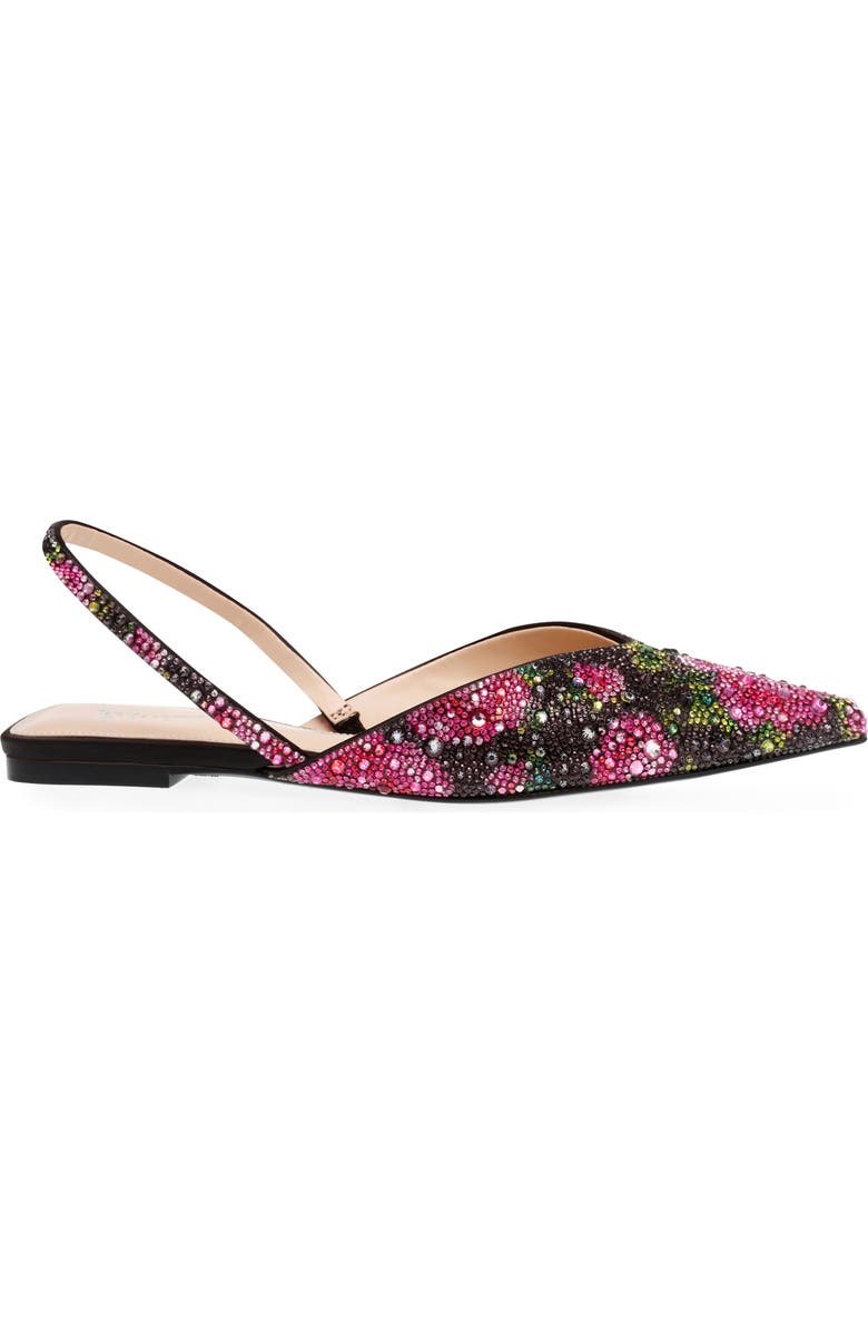 Betsey Johnson Vance Pointed Toe Slingback Flat, Alternate, color,