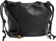 Lucky Brand Tess Drawstring Leather Bucket Bag