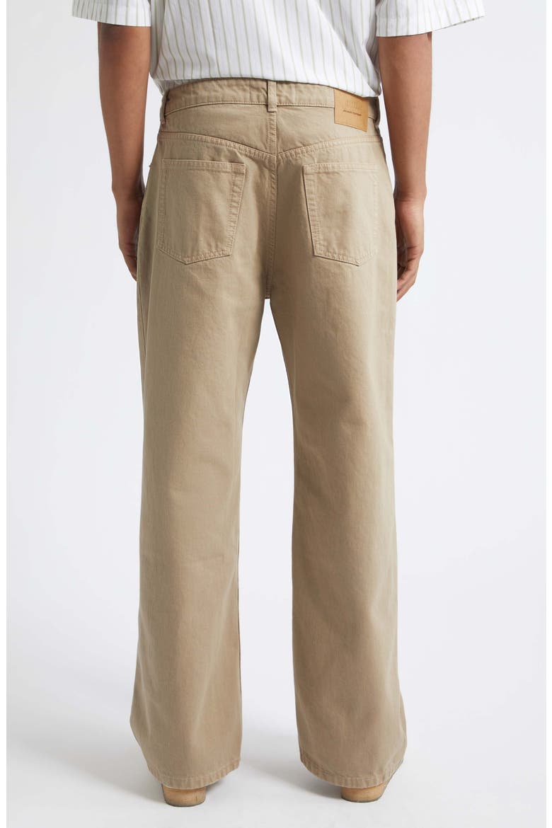 Large Fit Wide Leg Jeans, Alternate, color, BEIGE TAUPE