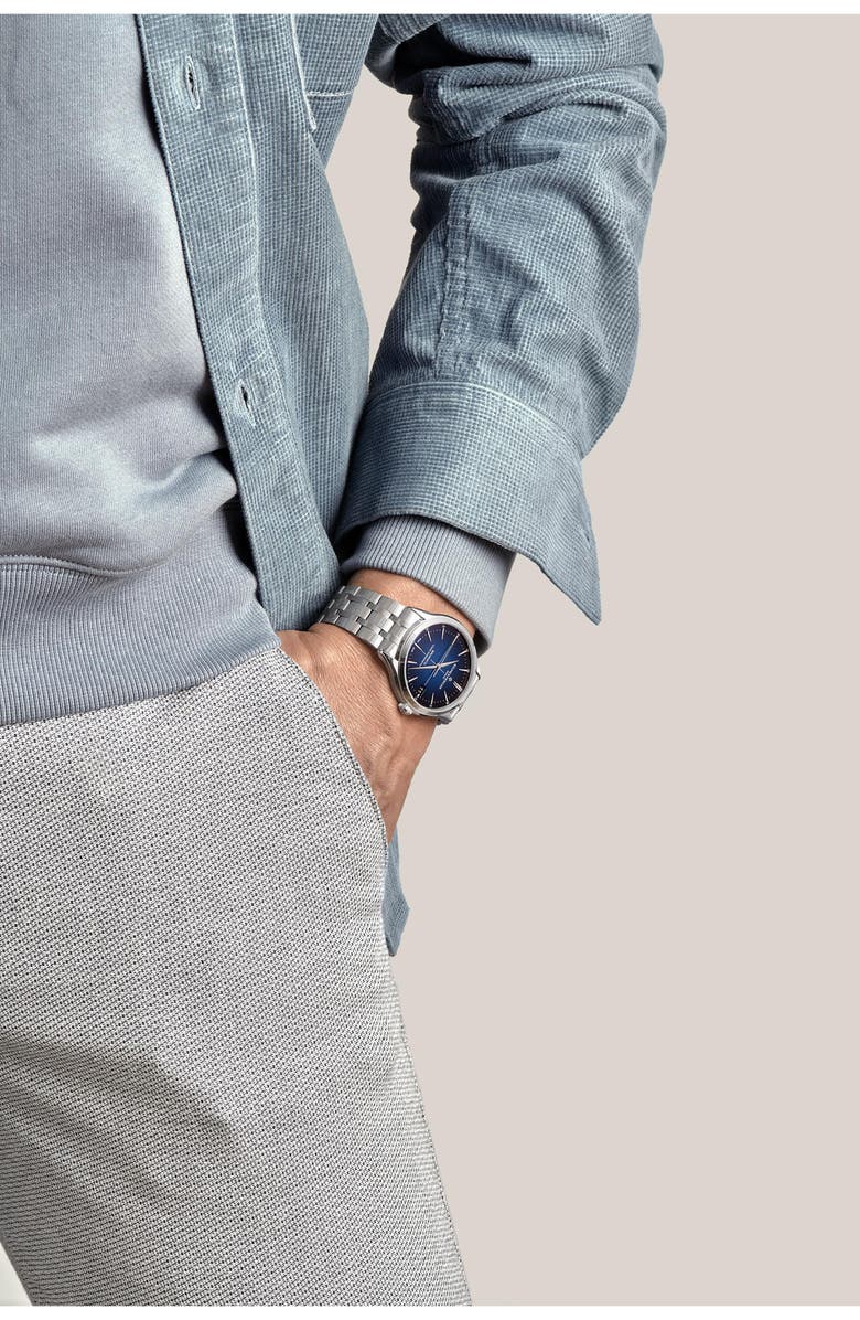 Baume & Mercier Clifton Baumatic 10468 Automatic Bracelet Watch, 40mm, Alternate, color, 