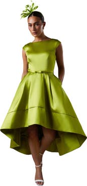 Coast High Low Twill Midi Dress