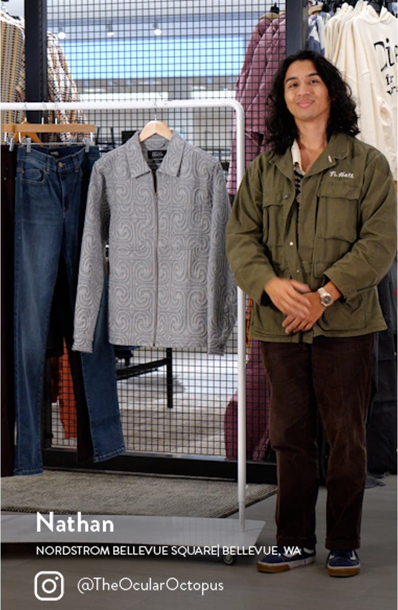 Zip Front Jacquard Jacket, sales video thumbnail