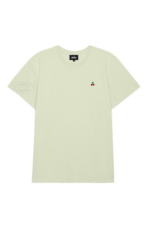 Dalix Womens Lil Cherry Lightweight Everyday Tee In Green
