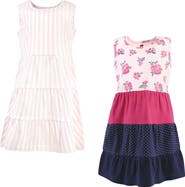 Hudson Baby Cozy Stylish All-Season Baby Dress 2Pk