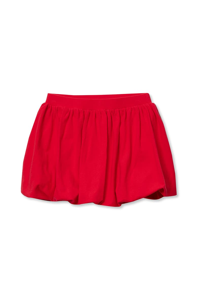 Girls Bubble Skort, Alternate, color, Hibiscus Red