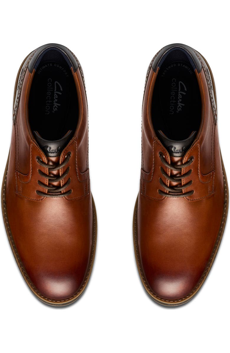 Clarks<sup>®</sup> Emmett Plain Toe Derby, Alternate, color, Tan Leather