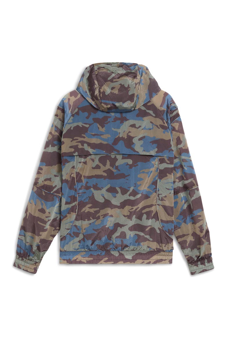CLRT Camo Hooded Zip Jacket, Alternate, color, RAISIN