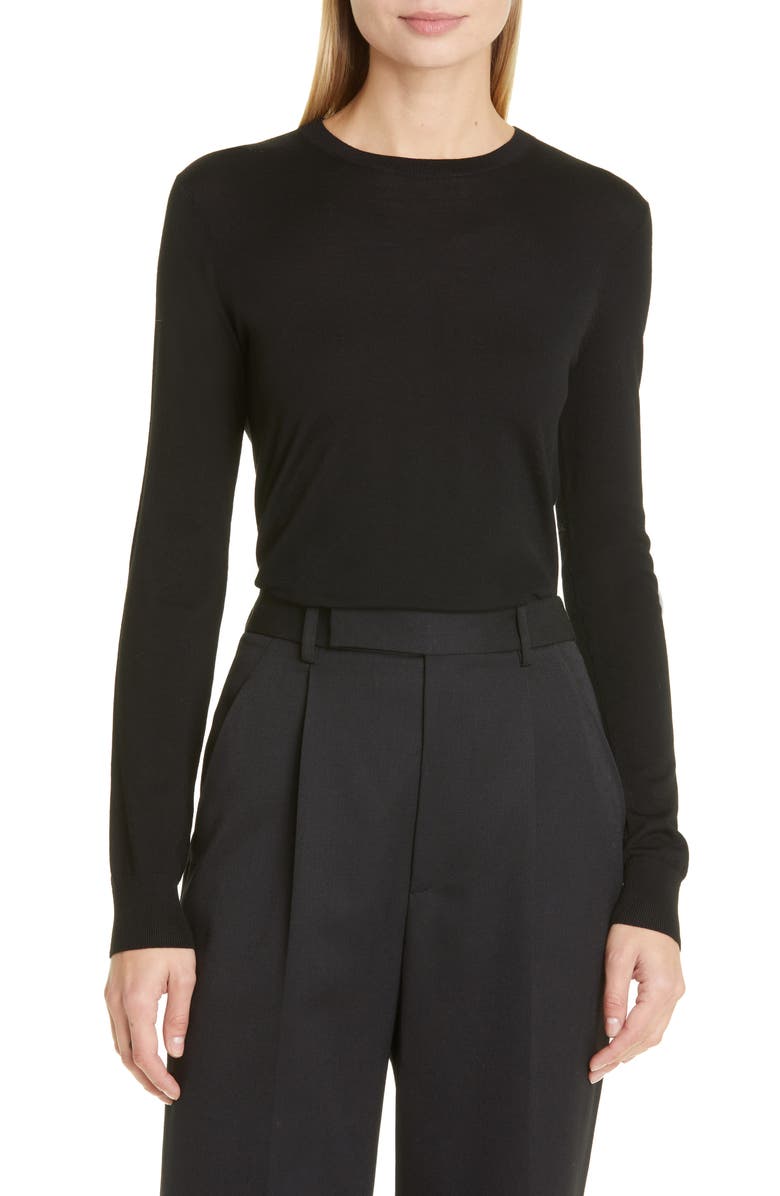 Theory Regal Wool Crewneck Sweater, Main, color, 