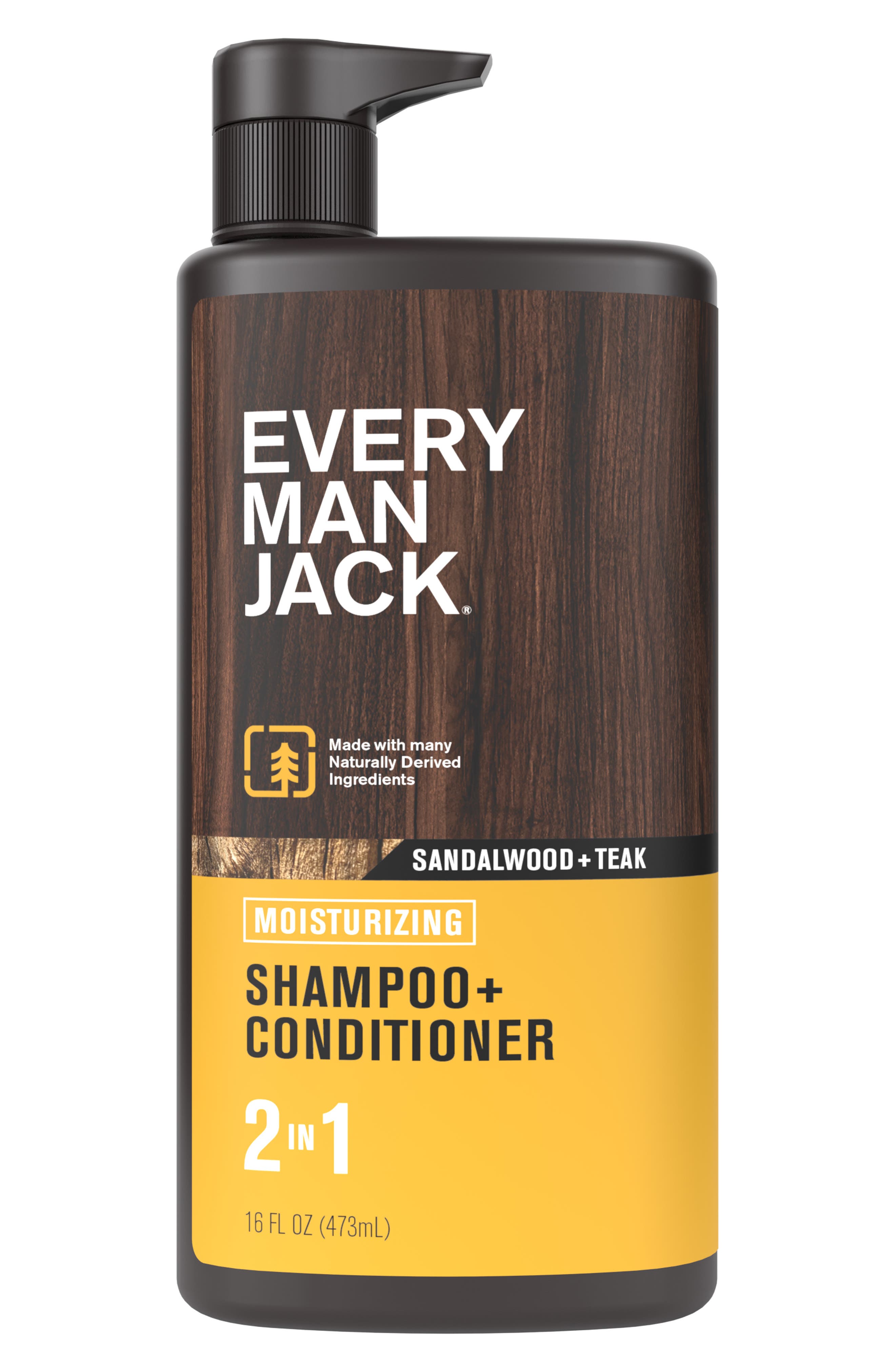EVERY MAN JACK Sandalwood Teak 2-in-1 Shampoo & Conditioner