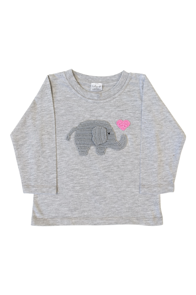 Valentine Elephant Tee - Pink, Main, color, Pink