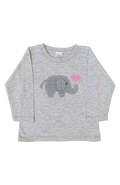 Melange Collection Valentine Elephant Tee - Pink